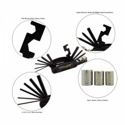 Pit Posse Motorsports Folding Tool Set Metric -Specialty Tools Store 10093251 D V6