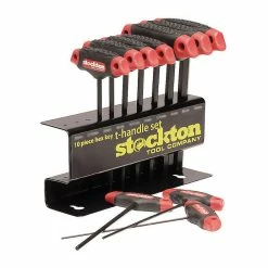 Stockton 10 Piece Hex Key Standard T-Handle Set