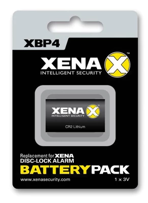 Xena XX Series Security Disc Lock Alarm Battery Pack 1 Xena XX Series Security Disc Lock Alarm Battery Pack